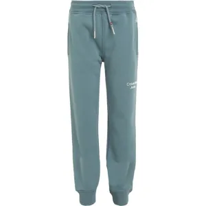 Respected Calvin Klein CKJ Stack Logo Sweatpants Goblin Blue Sought-after