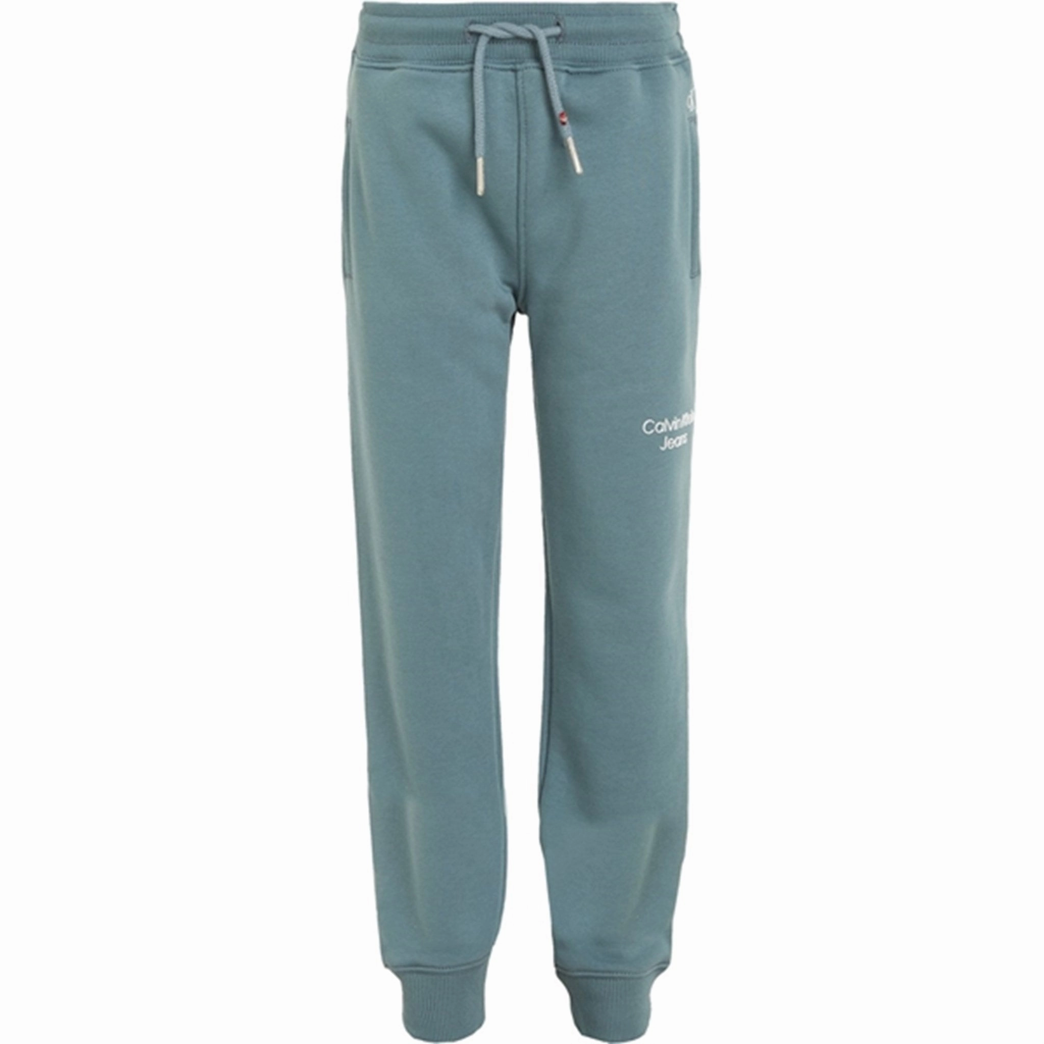 Calvin Klein CKJ Stack Logo Sweatpants Goblin Blue Authentic Innovator