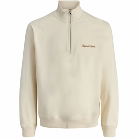 Respected Jack & Jones Junior Antique White Jornorrebro Emb Sweat High Neck Jnr Pioneer