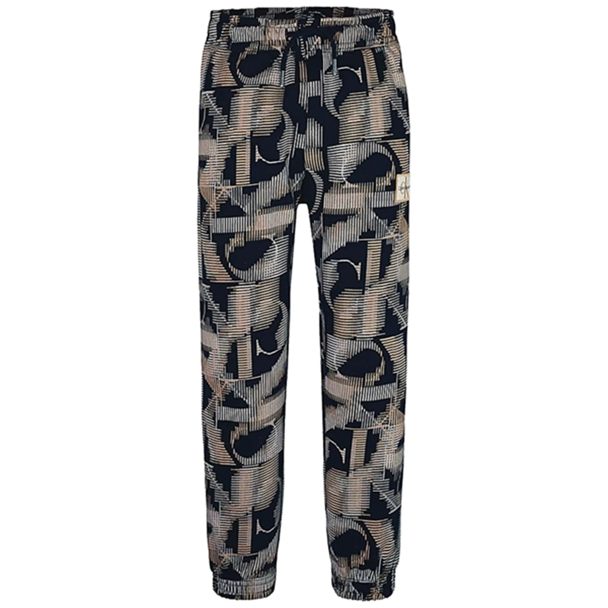 Responsible Calvin Klein Multi Monogram AOP Pants Black Expressive