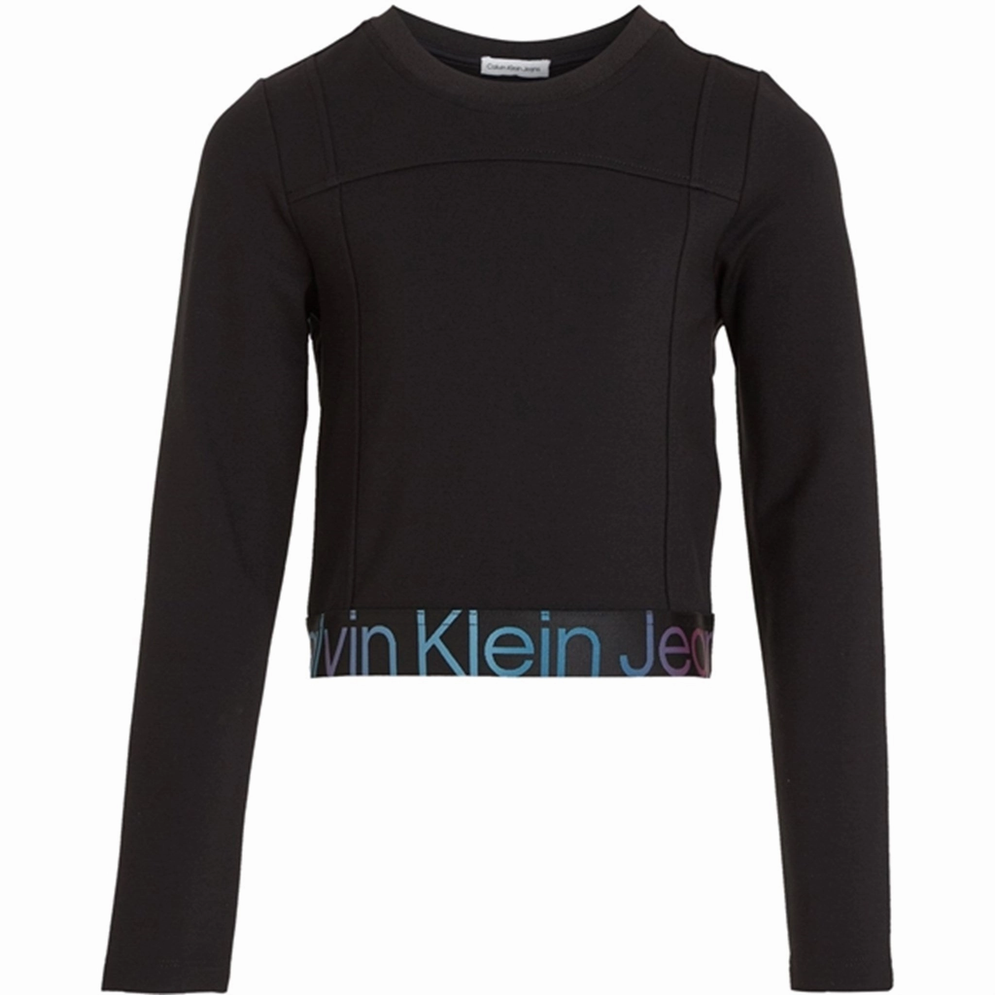 Exclusive Calvin Klein Punto Tape Ls Top Ck Black Admired