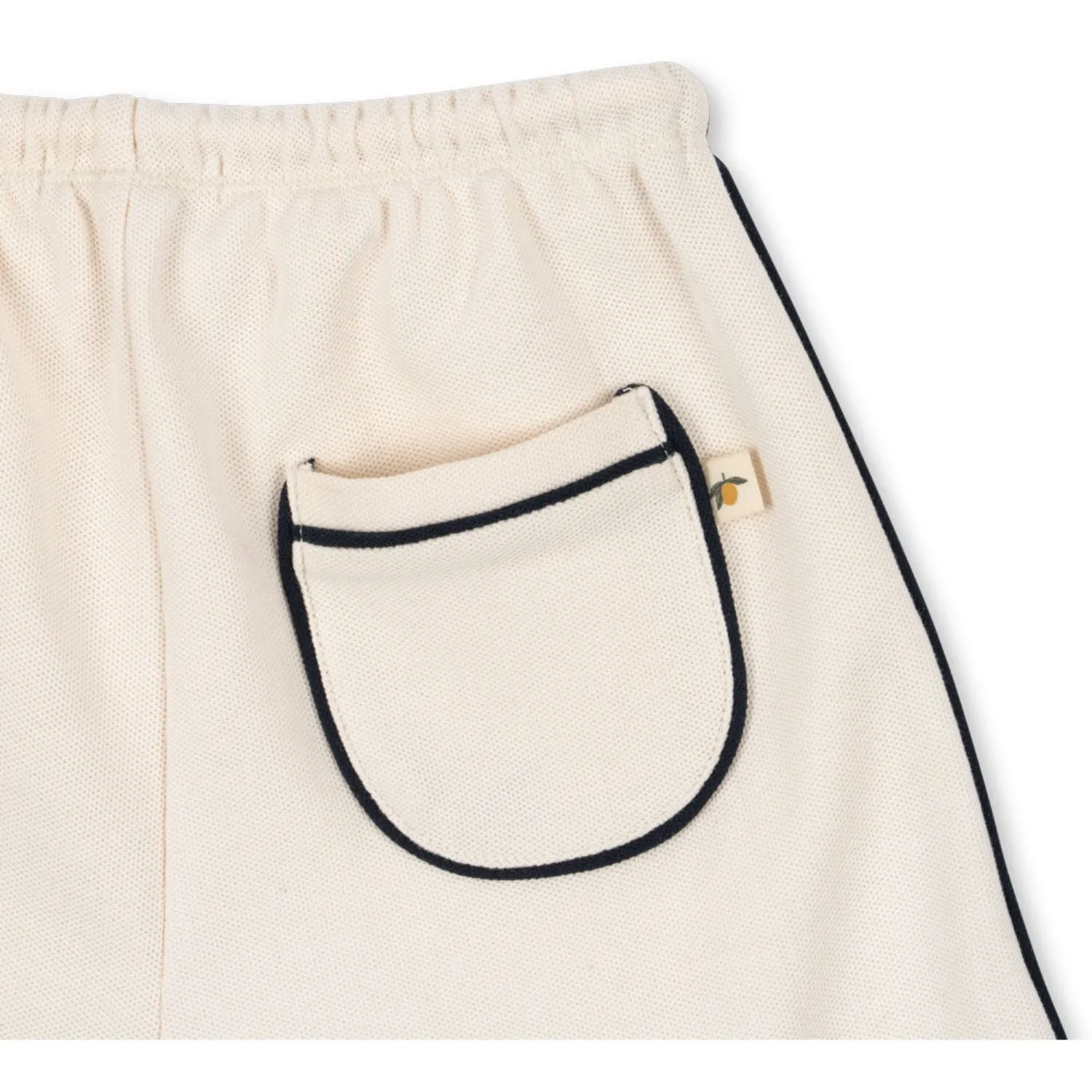 Retro Konges Sljd Antique White Florian Shorts Gots