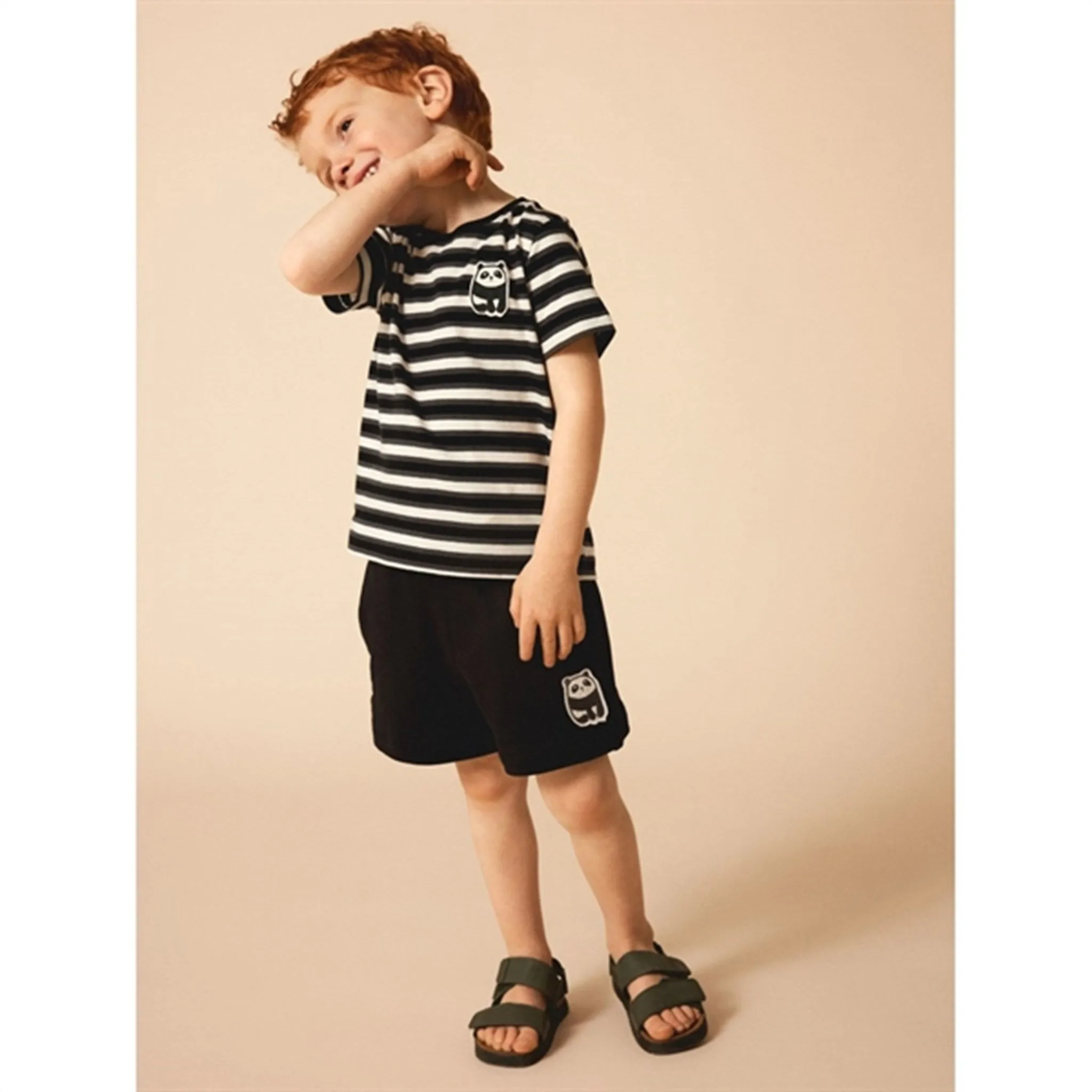 Retro Name it Black Dike T-Shirt Sweat Set