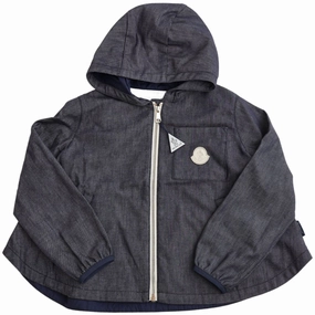 Retro Moncler Blue Denim Direna Jacket Polyester