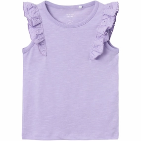 Retro Name It Purple Rose Jamilla Cap Top Legendary