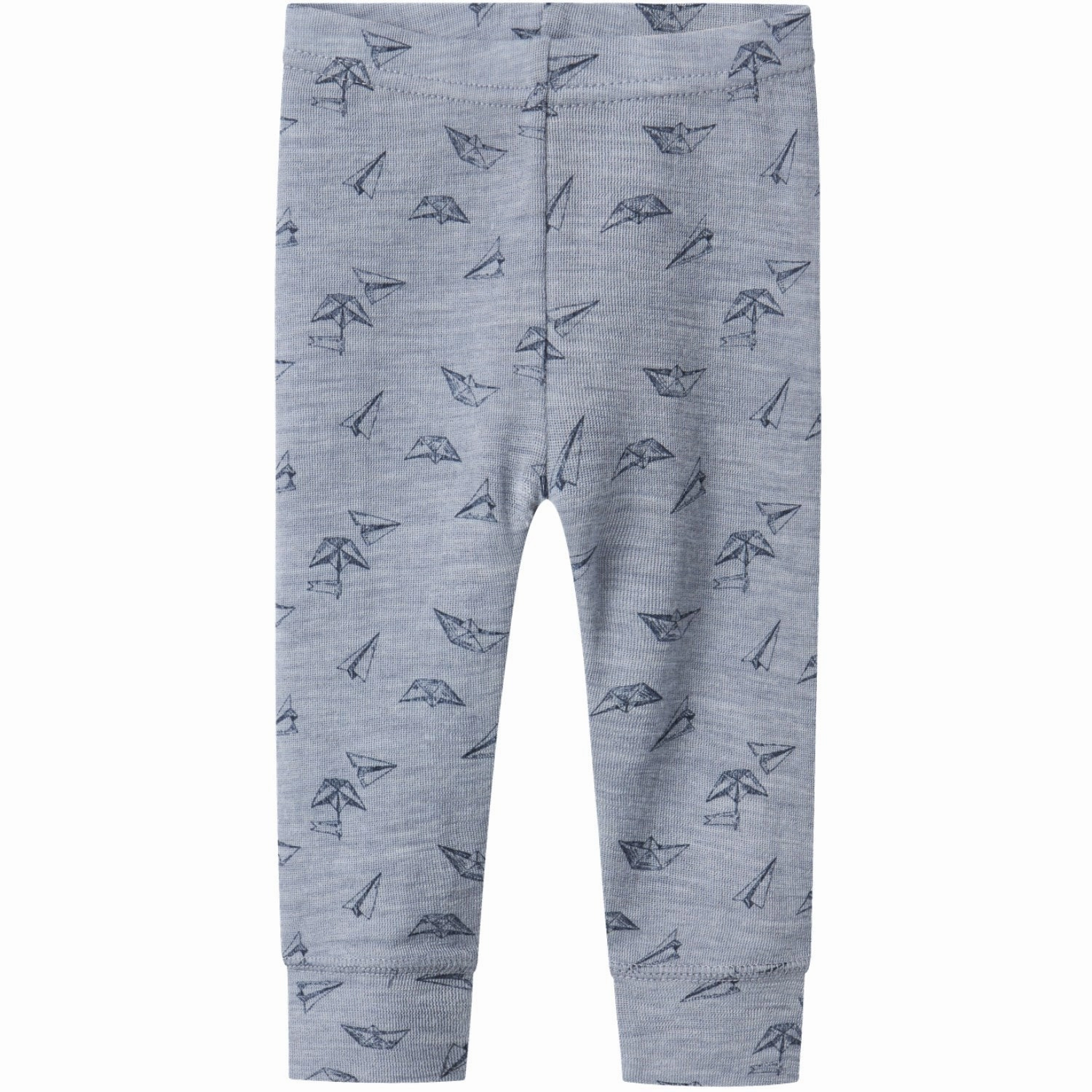 Name It Tradewinds Aop Wang Wool Rib Long Johns Aop Sublime Durable
