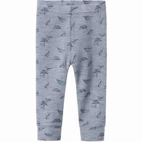 Retro Name It Tradewinds Aop Wang Wool Rib Long Johns Aop Genuine