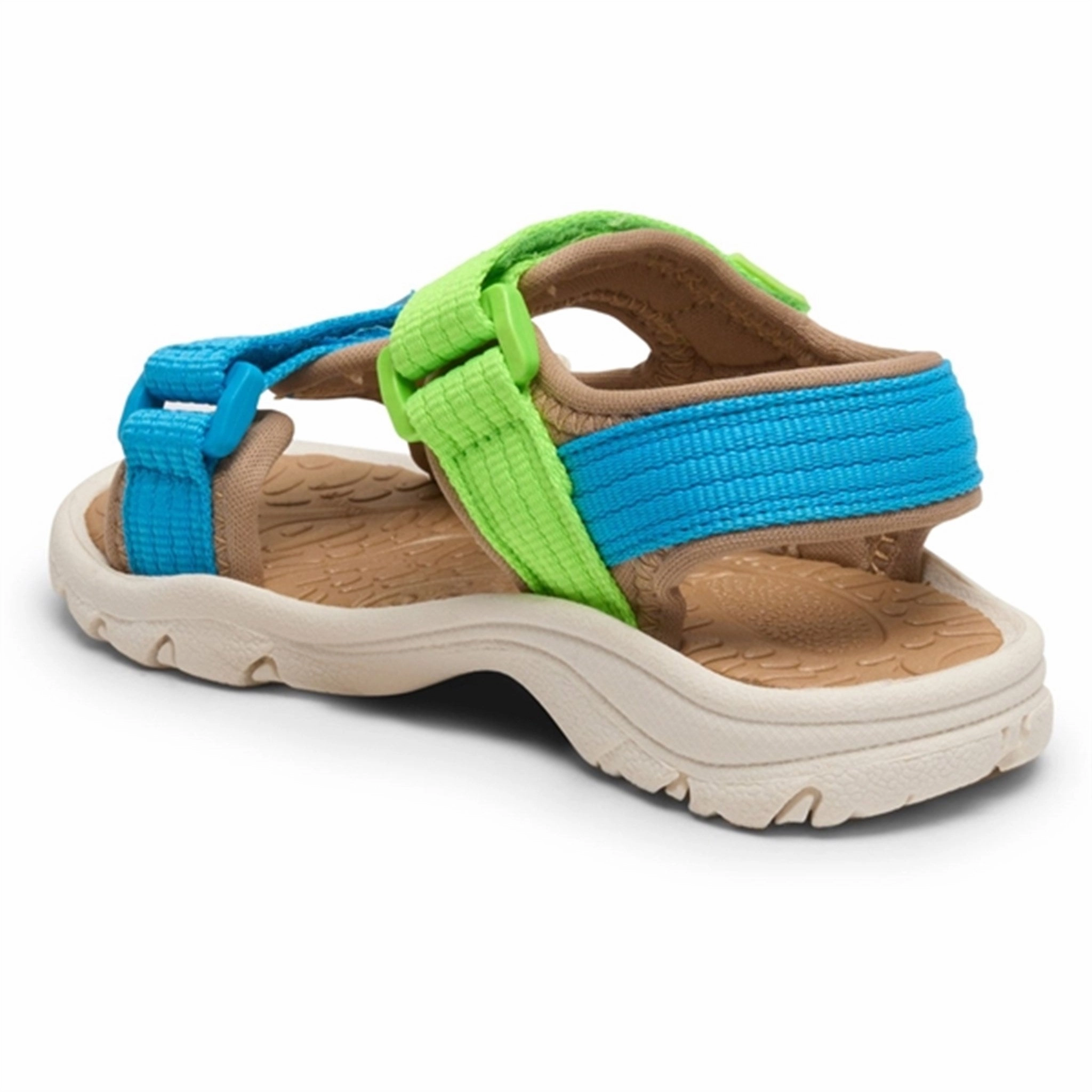 Retro shoes Bisgaard Nico Sandal Bright Blue/Green