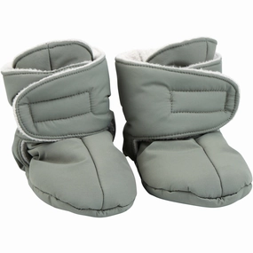 Retro shoes Voksi Meadow Green Baby Booties-Meadow Green Light Grey Men's shoes