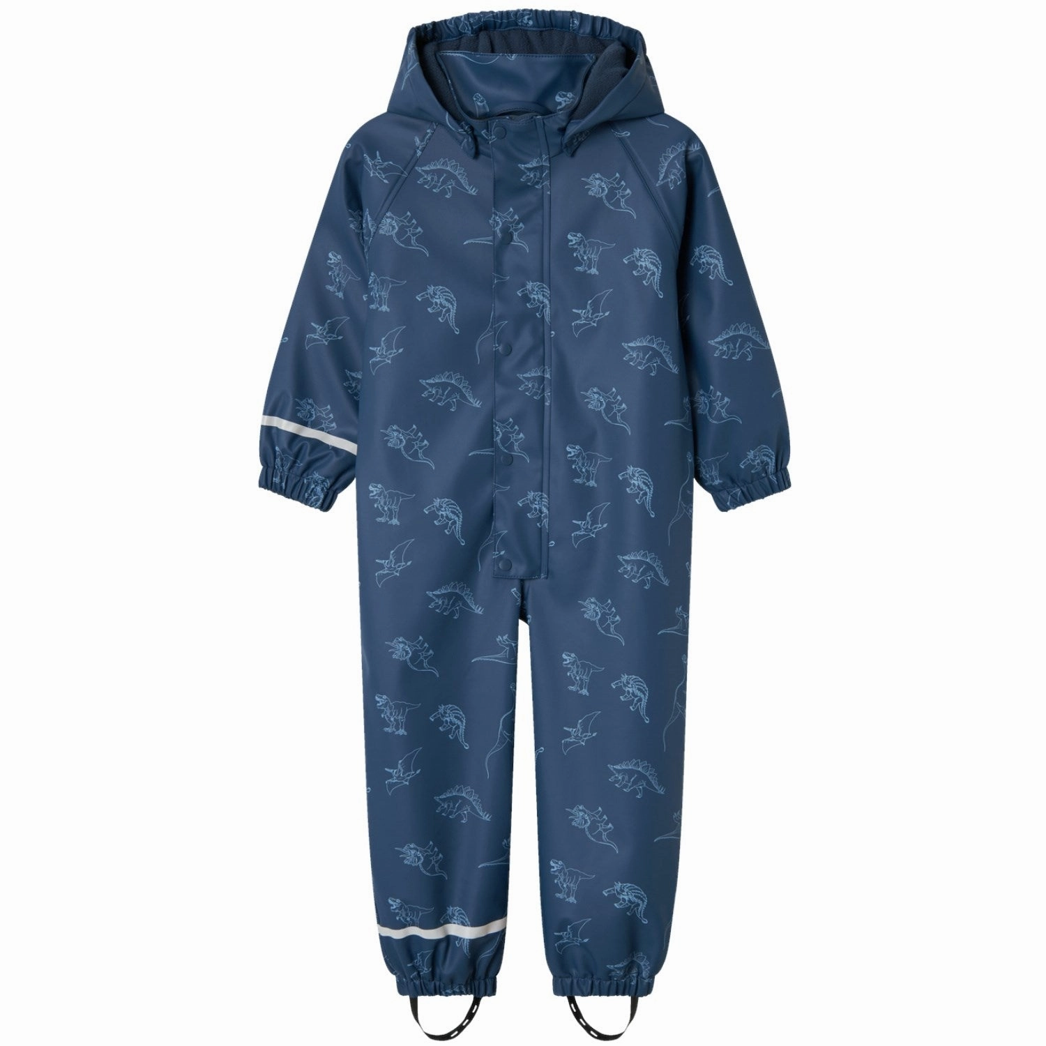 Revered Name It Dark Denim Dry10 Rain Suit With Fleece Magic Elegant