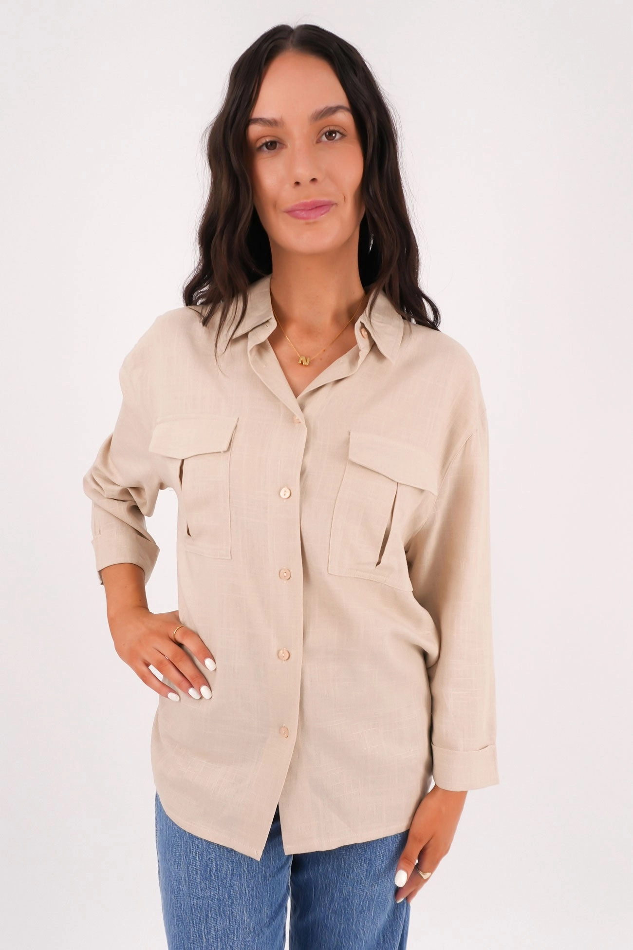 Robin Shirt Natural sale today