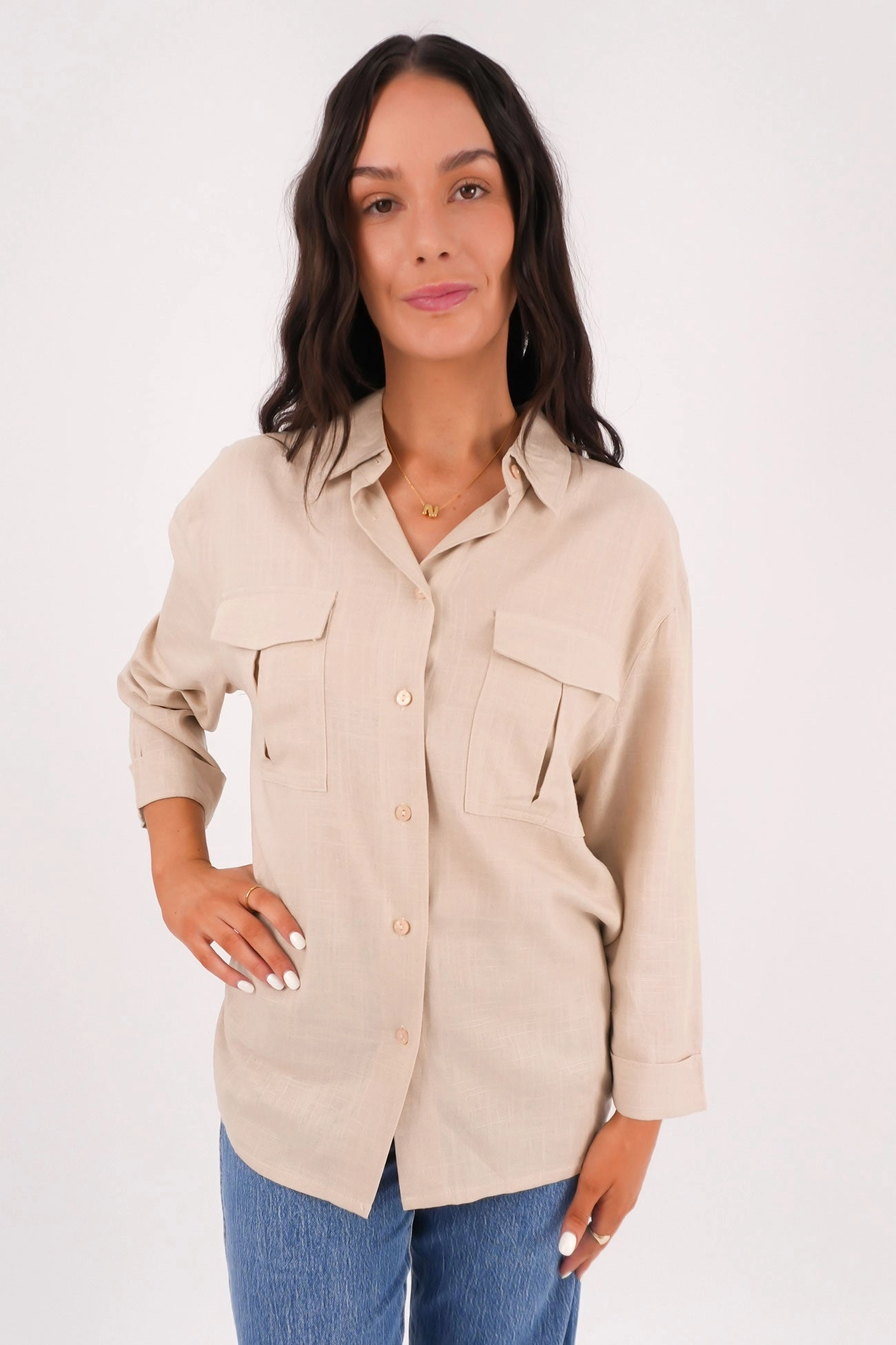 Robin Shirt Natural sale today