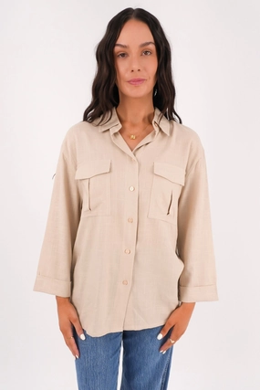 Robin Shirt Natural sale today queenspark sale