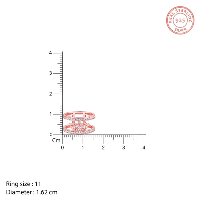 Rose Gold Gulabi Kamal Ring