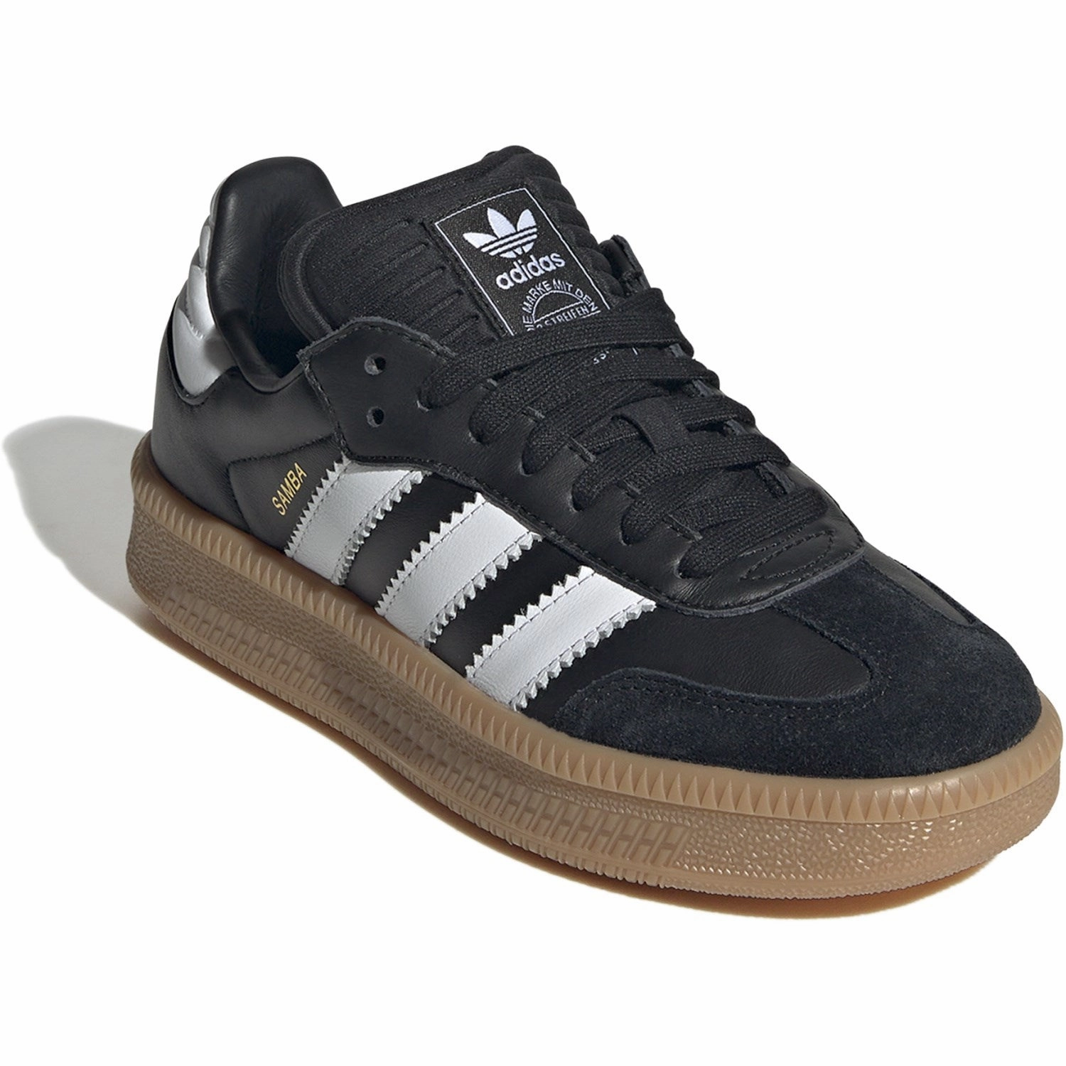 Rubber soles adidas Originals Cblack/Ftwwht/Gum3 Samba Xlg J Sneakers