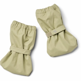 Rubber soles Wheat Green Tea Rain Booties Como Heels