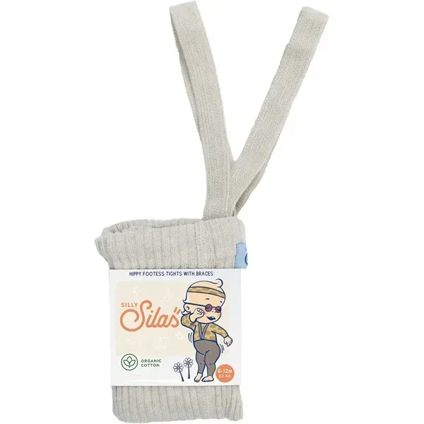 Ruffle Silly Silas Hippy Footless Tights Cream Blend Laid-back