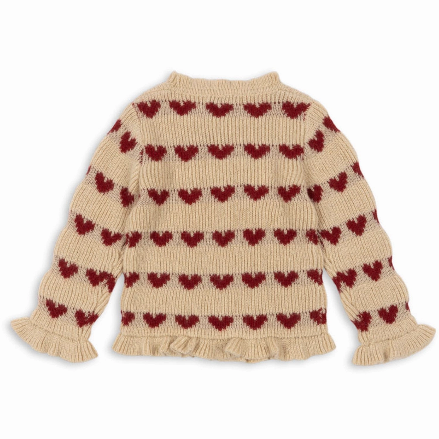 Ruffle Konges Sljd Heart Laula Sweater