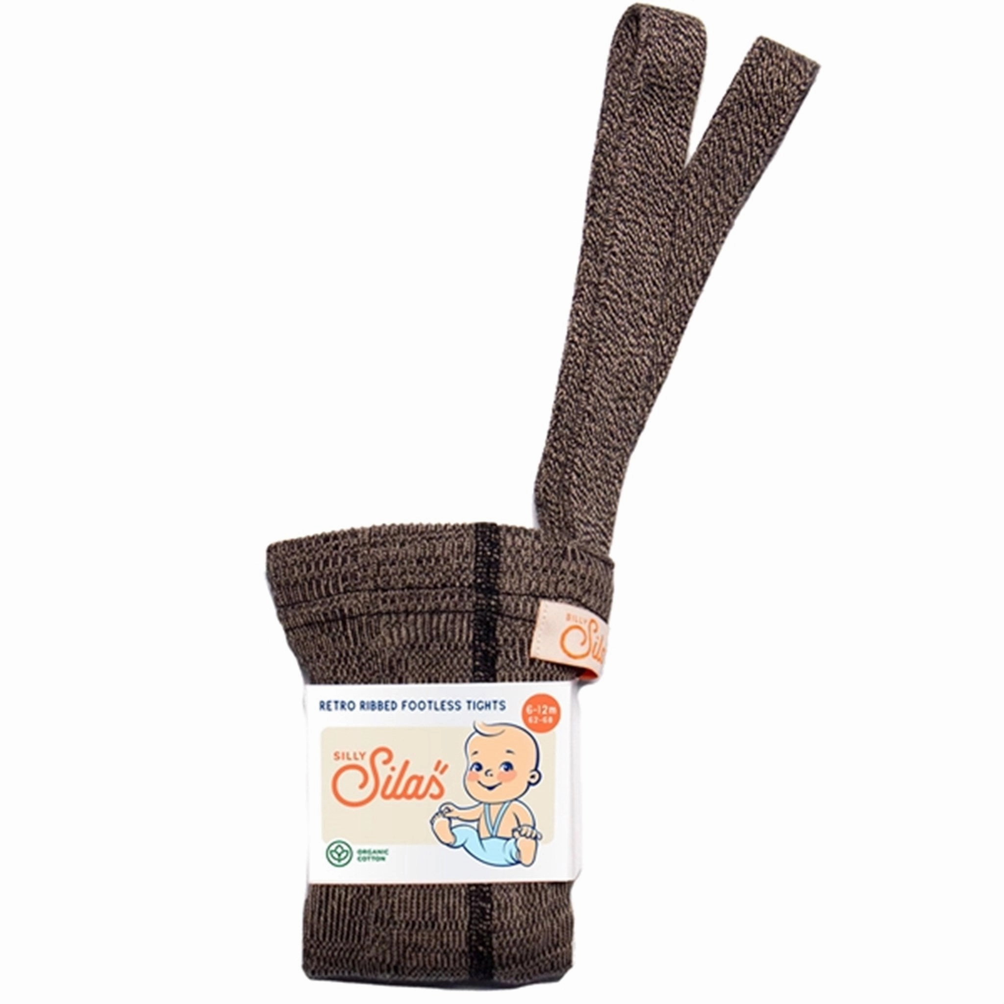 Ruffle Silly Silas Footless Tights Licorice Peanut Distinctive
