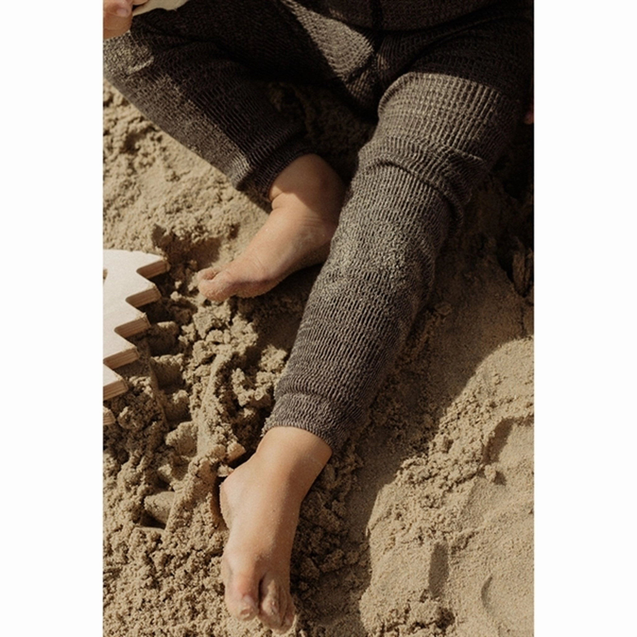 Ruffle Silly Silas Footless Tights Licorice Peanut