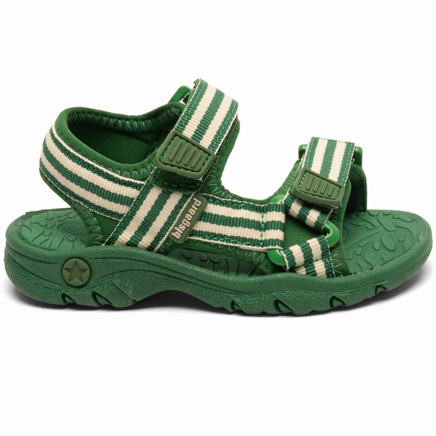 Running shoes Bisgaard Emerald Green Stripes Trine Kjr X Addie Sandal