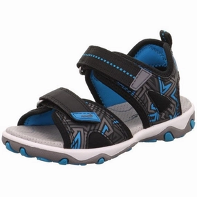 Running shoes Superfit Mike 3.0 Sandals Black/Turquoise Dance shoes