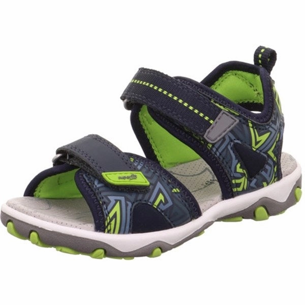 Safety shoes Superfit Mike 3.0 Sandals Blue/Lightgreen Velcro shoes