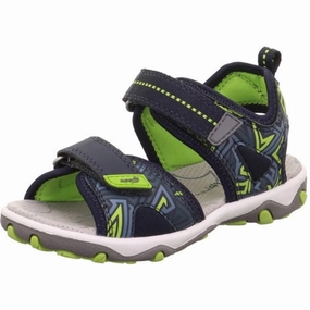 Safety shoes Superfit Mike 3.0 Sandals Blue/Lightgreen Velcro shoes