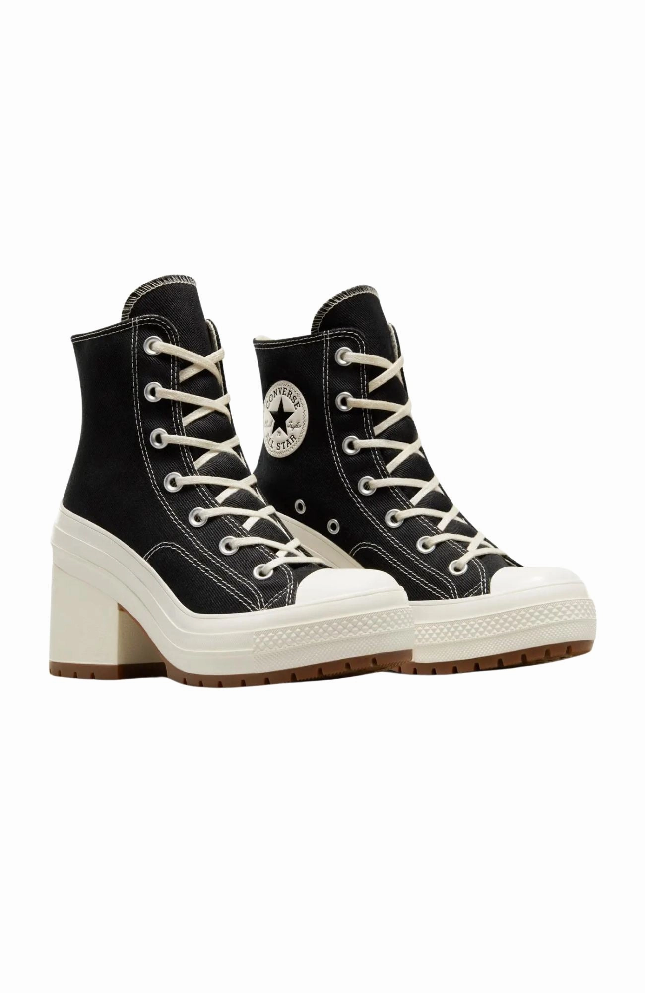 sale at shoprite Chuck Taylor All Star 70 De Luxe Heel Canvas High Top Black White