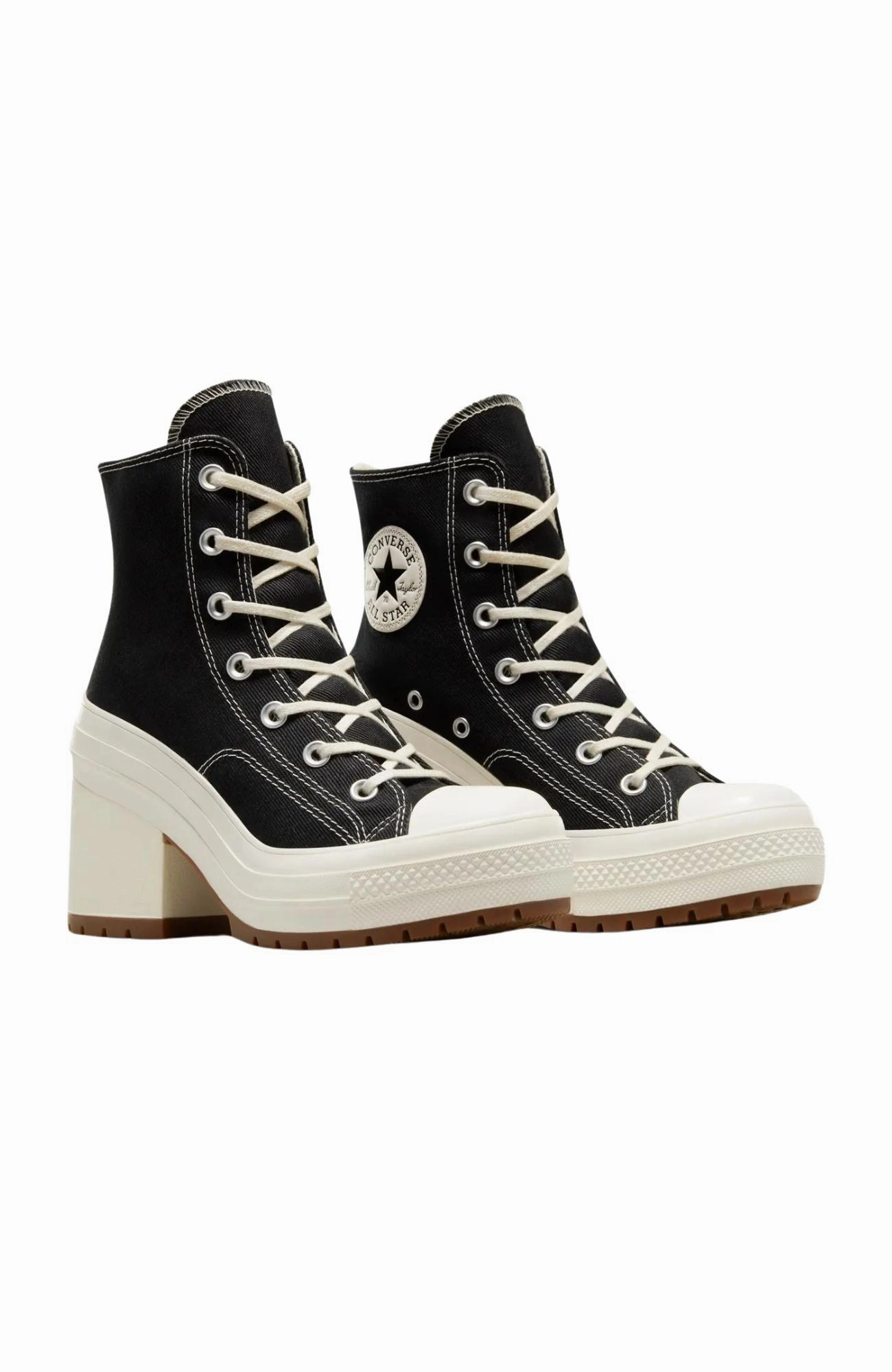 sale at shoprite Chuck Taylor All Star 70 De Luxe Heel Canvas High Top Black White