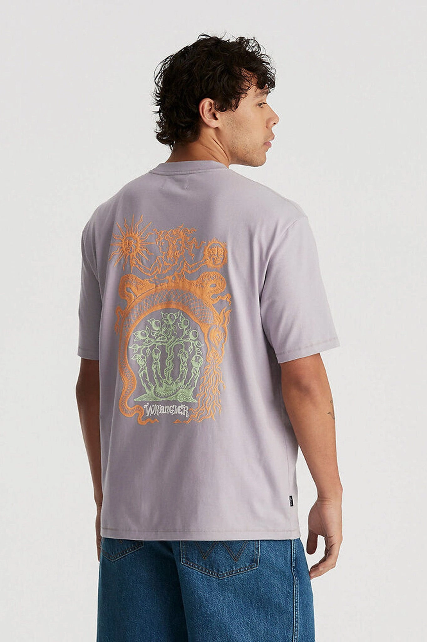sale baby clothes Earth Serpent Slacker Tee Concrete