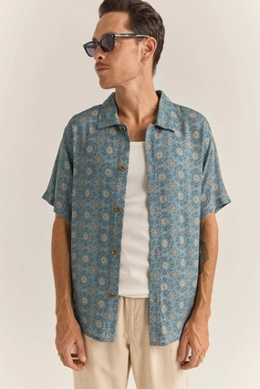 sale bags Tulum Short Sleeve Shirt Slate sale stickers