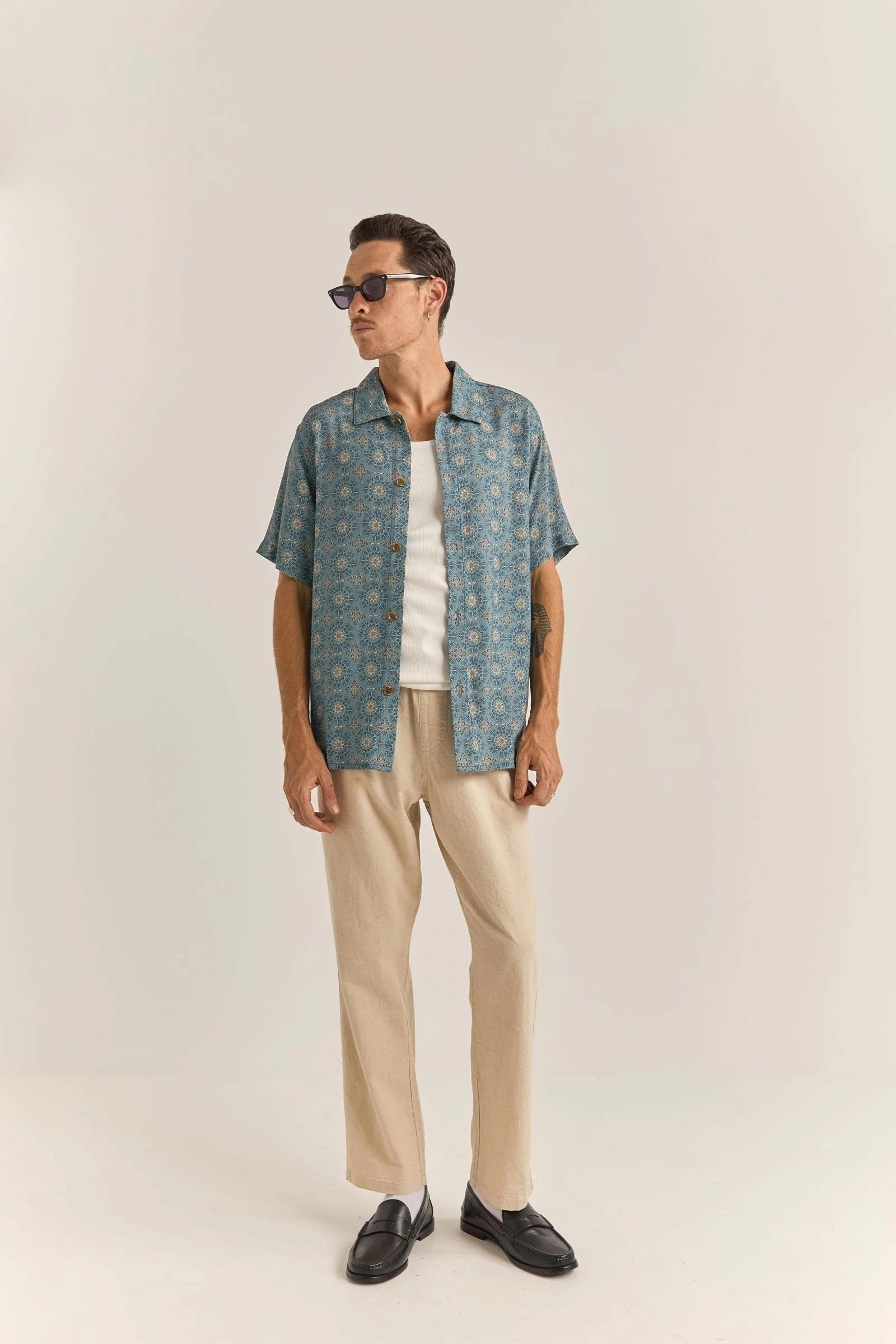 sale bags Tulum Short Sleeve Shirt Slate