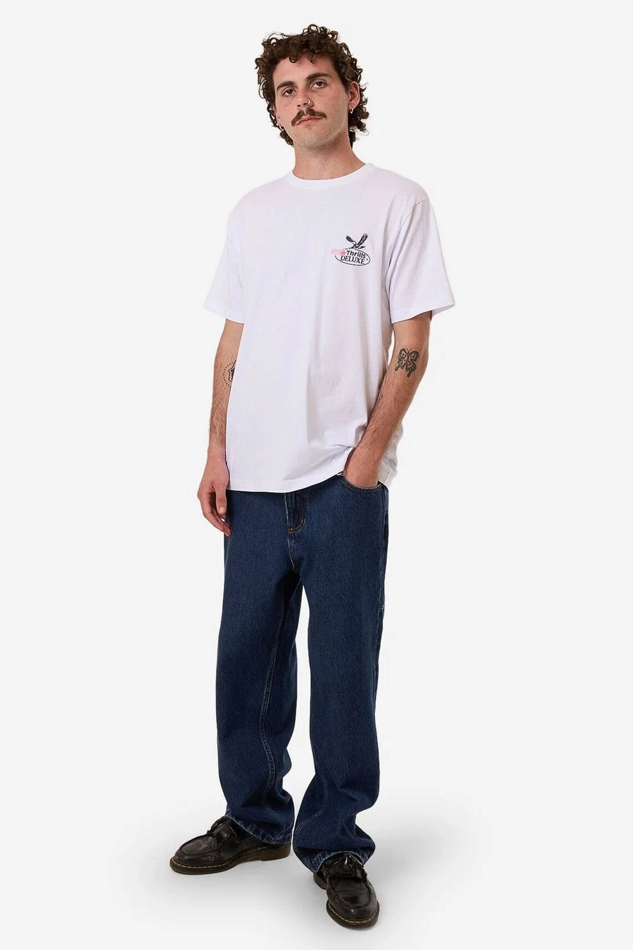 sale book Deluxe Merch Fit Tee White