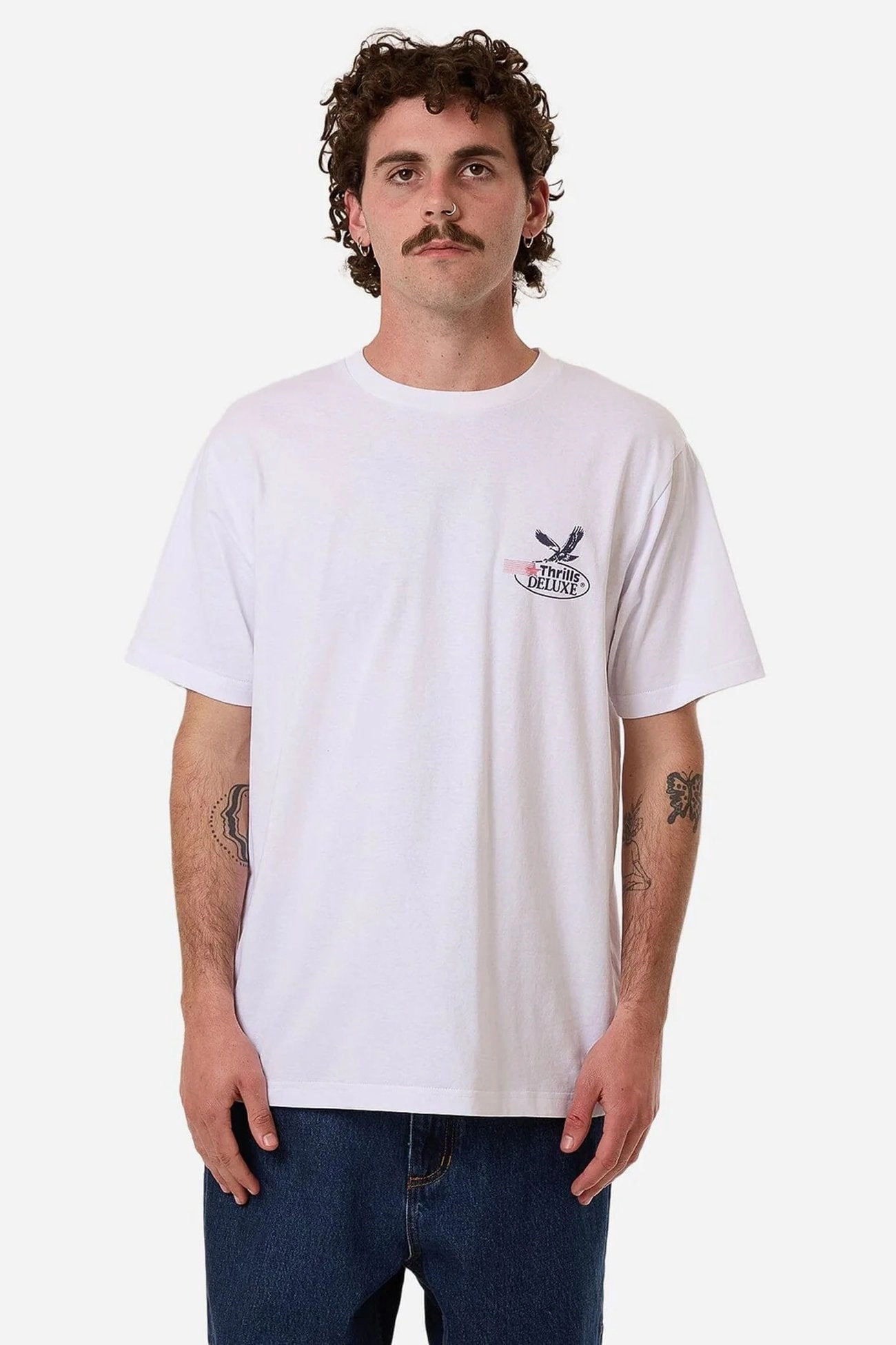 sale book Deluxe Merch Fit Tee White sale price mobile fridge prices