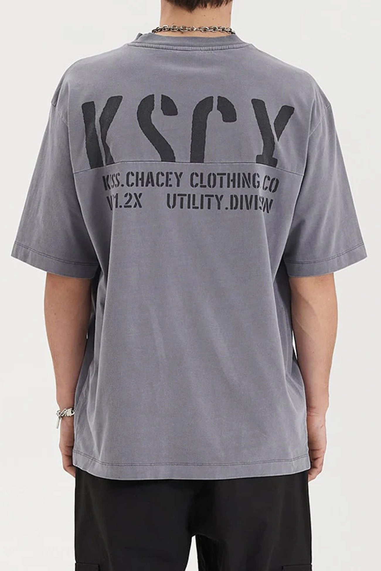 sale christmas cards Schism Heavy Oversized Tee Pigment Steel