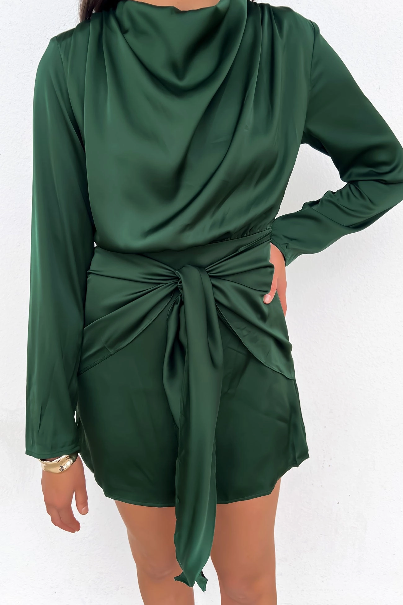 sale deals Dinah Mini Dress Emerald