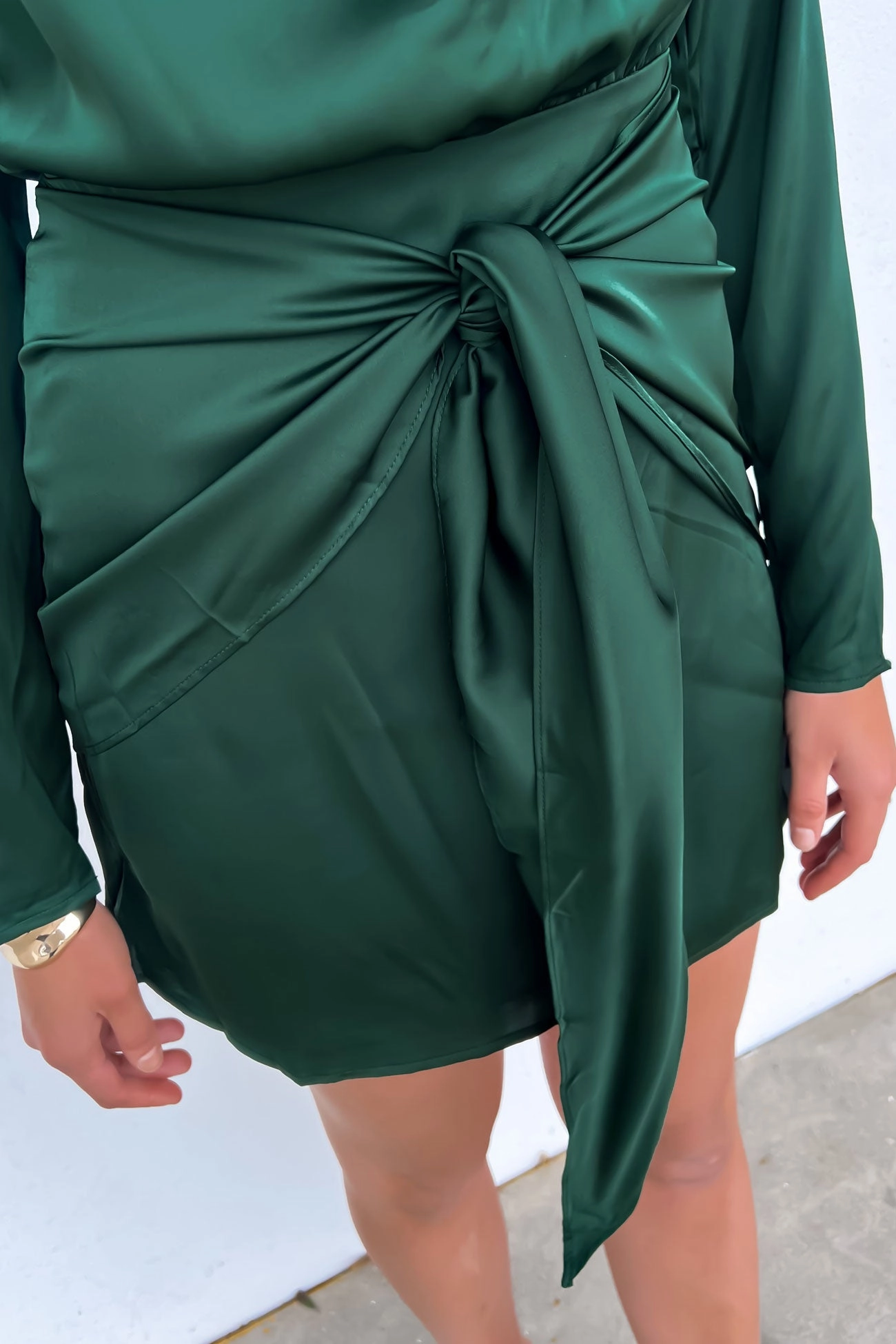 sale deals Dinah Mini Dress Emerald