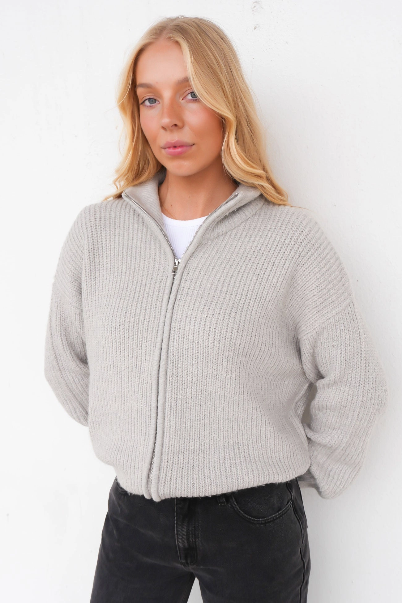 sale deed Kiya Knit Grey Marle