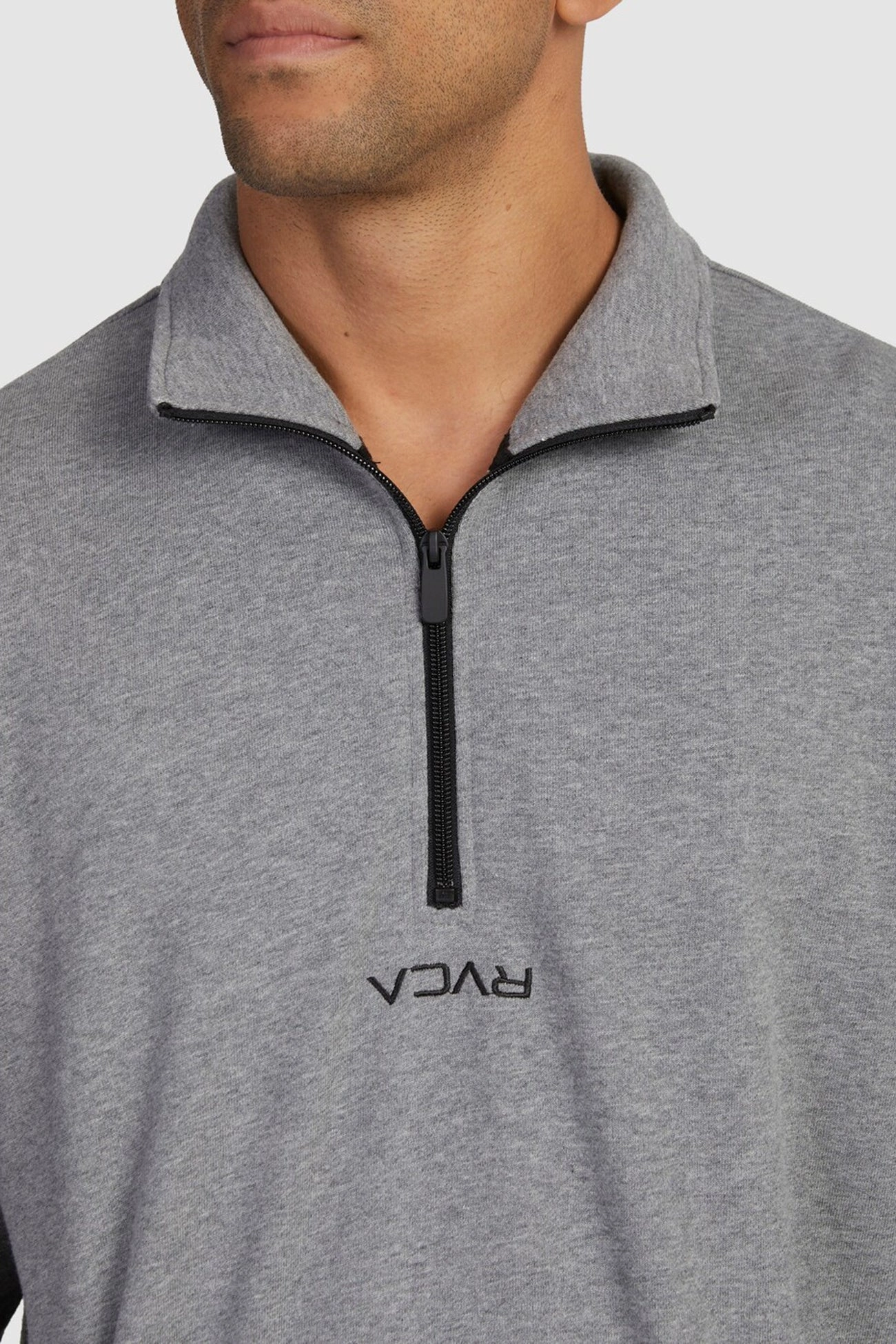 sale deed Mini Flipped Half Zip Grey Marle