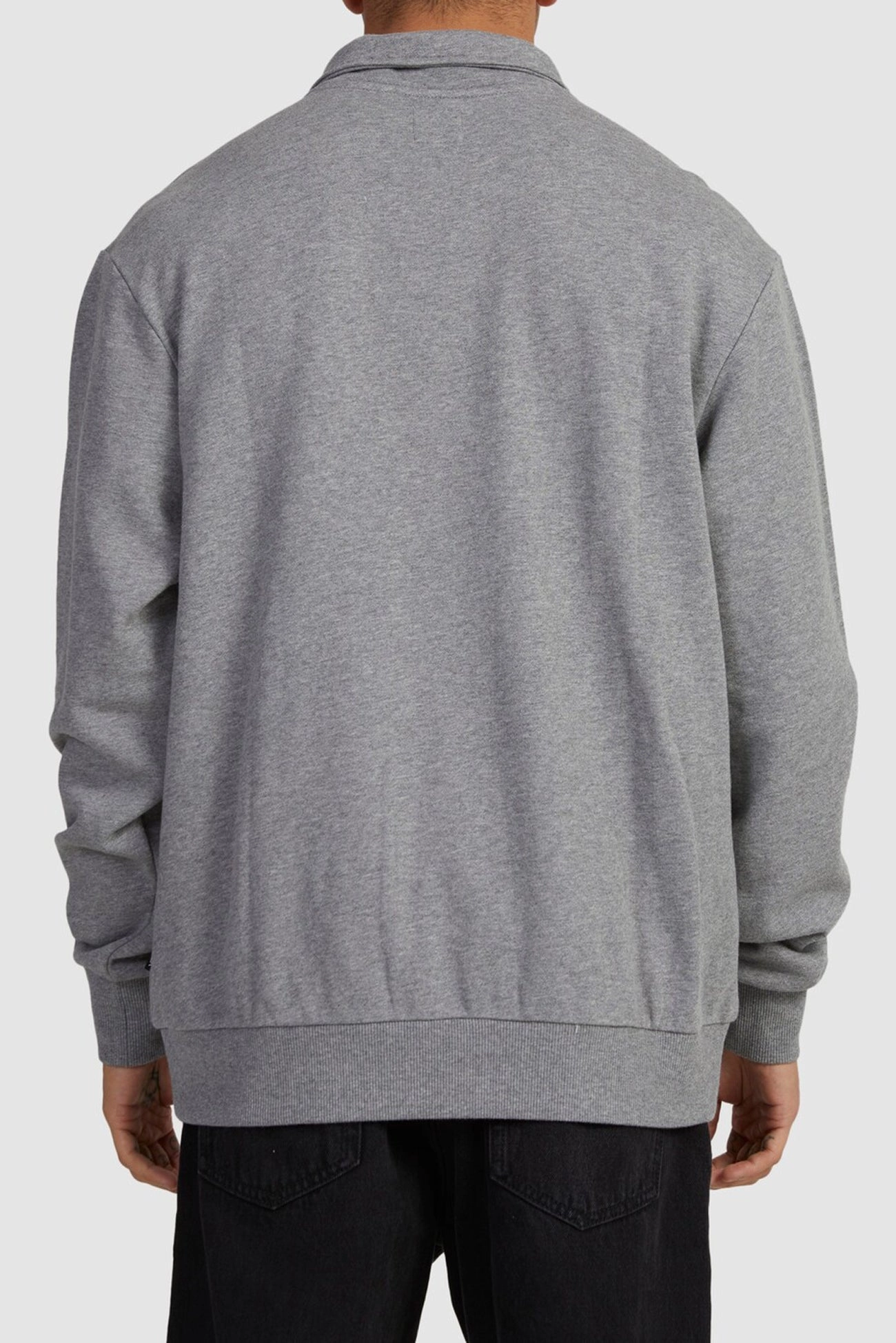 sale deed Mini Flipped Half Zip Grey Marle