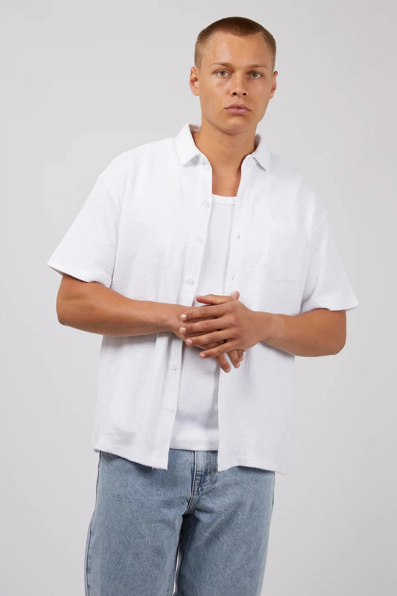 sale double beds Cove Short Sleeve Shirt White veja sale