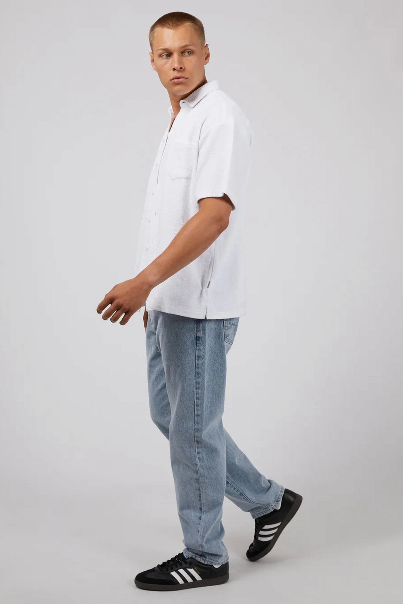 sale double beds Cove Short Sleeve Shirt White