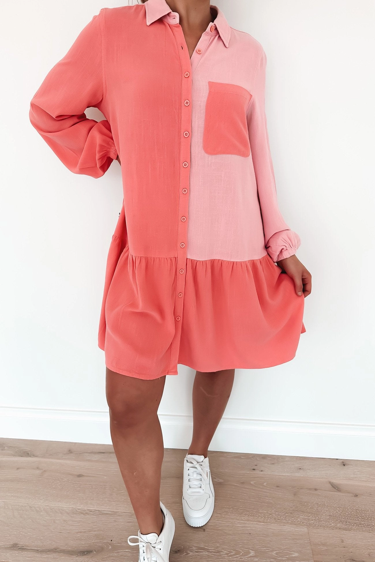 sale dresses Logan Mini Dress Pink