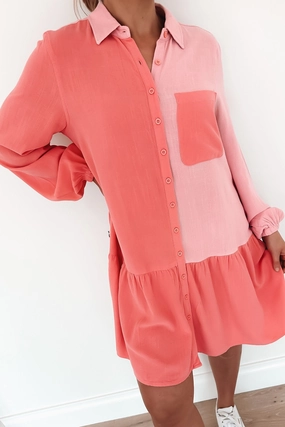 sale dresses Logan Mini Dress Pink sale for women