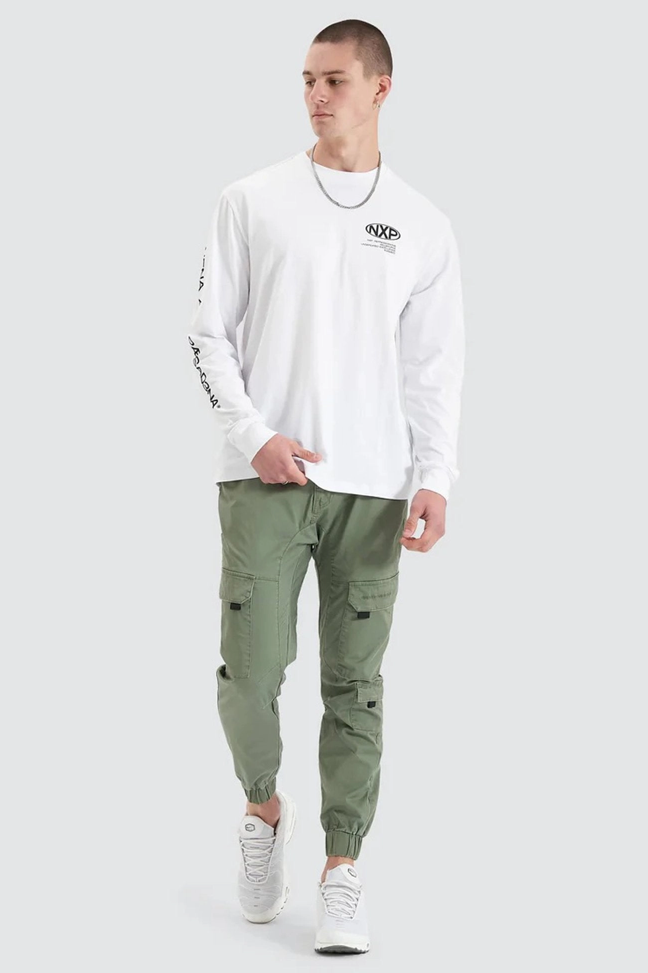sale electronics Tensile Long Sleeve Tee Optical White