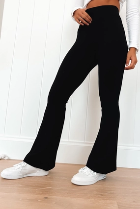 sale fish Lennox Ribbed Pant Black sales clothing