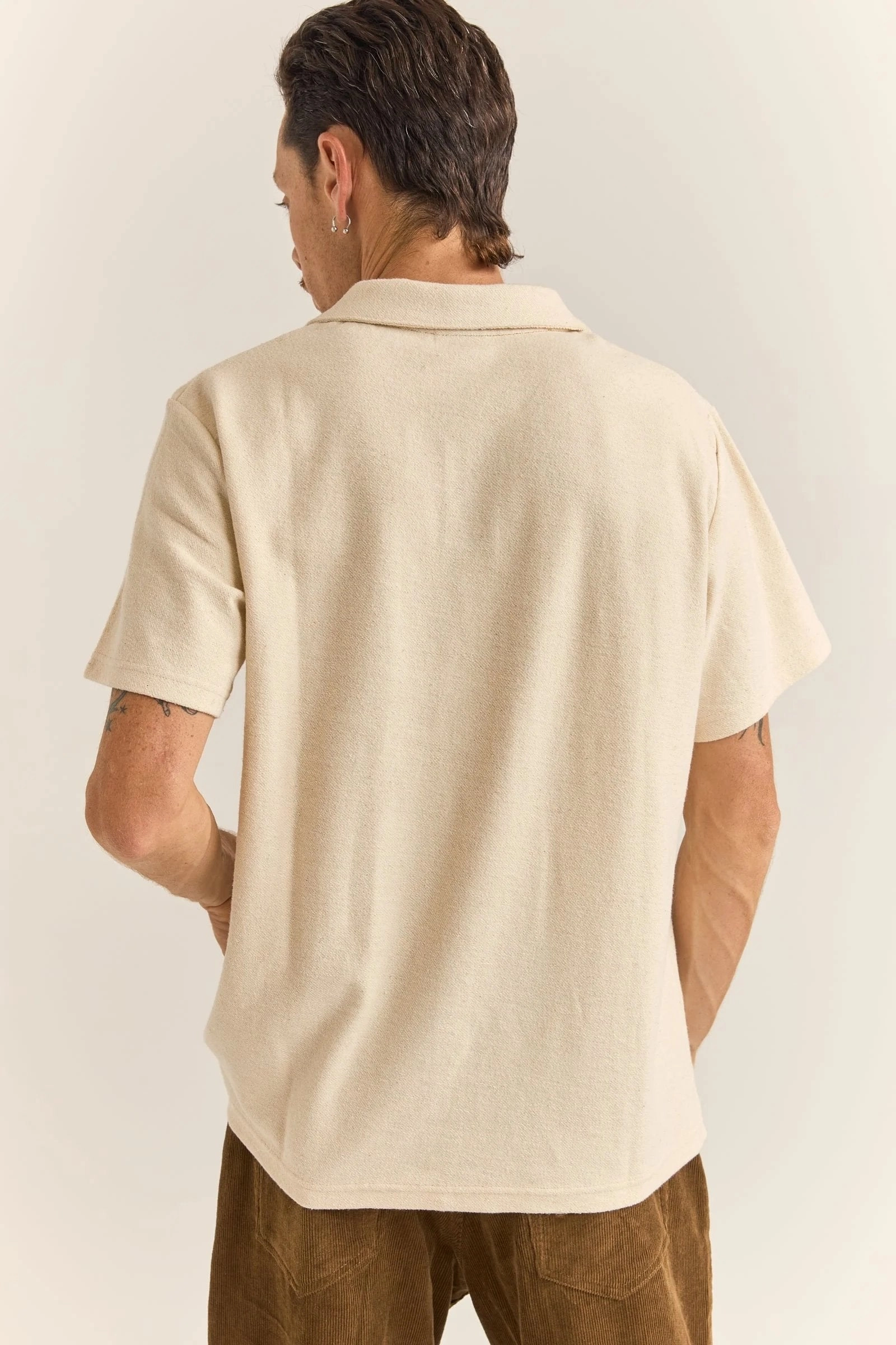 sale flipkart Vintage Terry Polo Natural