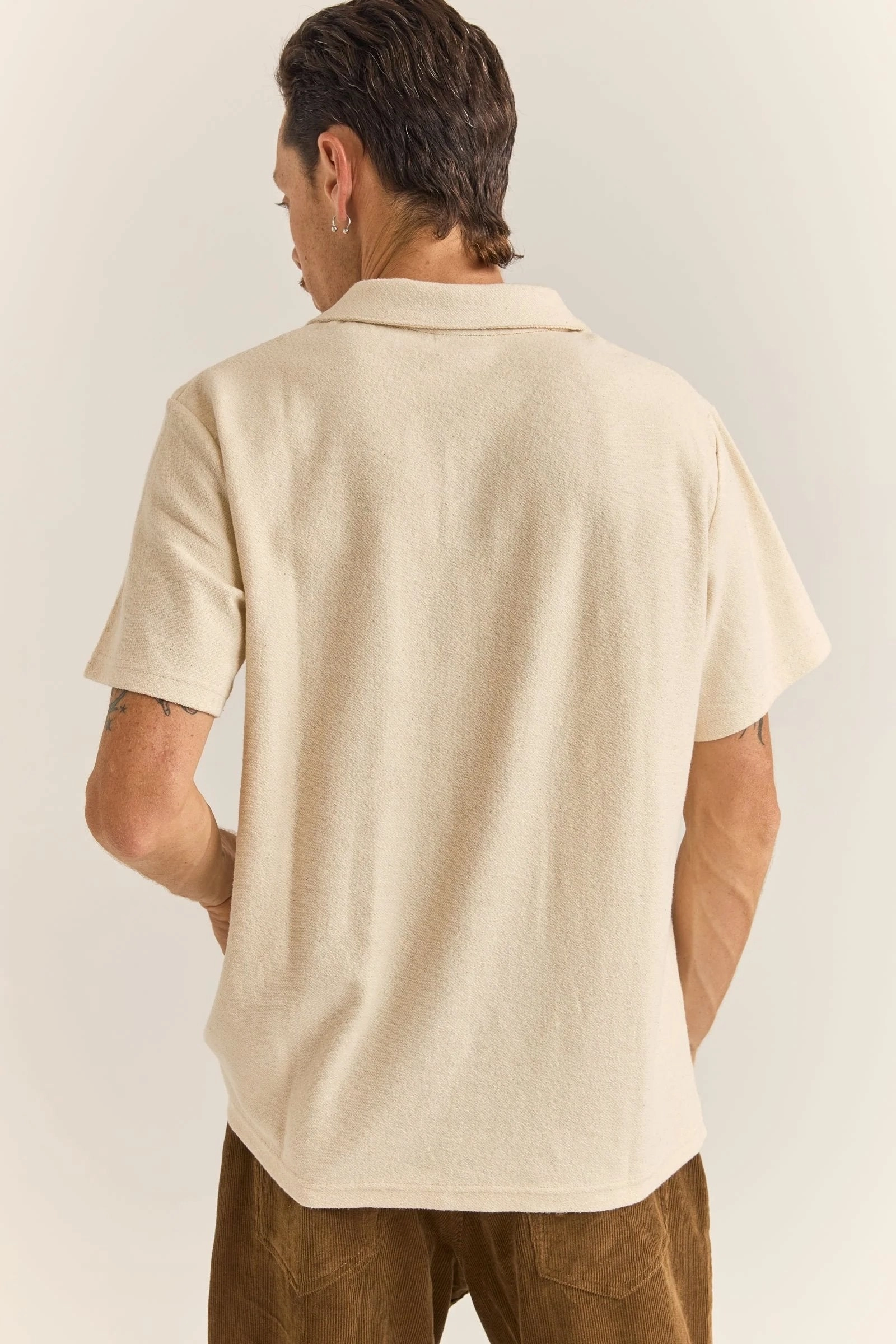 sale flipkart Vintage Terry Polo Natural