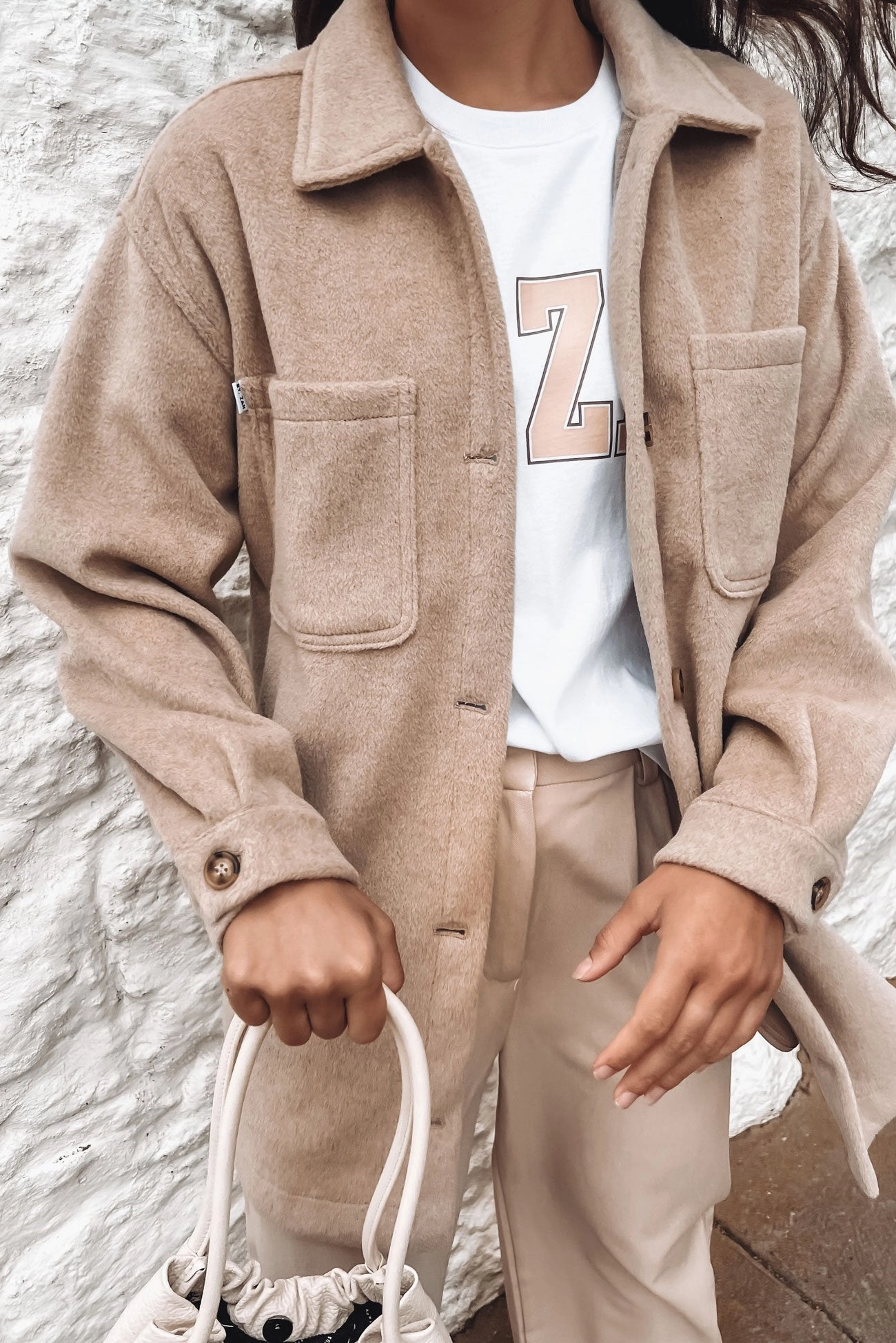 sale electronics Cameron Pocket Jacket Taupe sale jackets women
